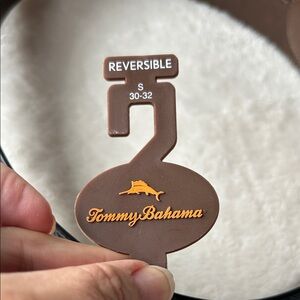Tommy Bahama leather Brown Reversible Belt size small